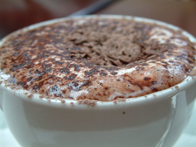 Rich hot chocolate, enhanced by our Myco Formula