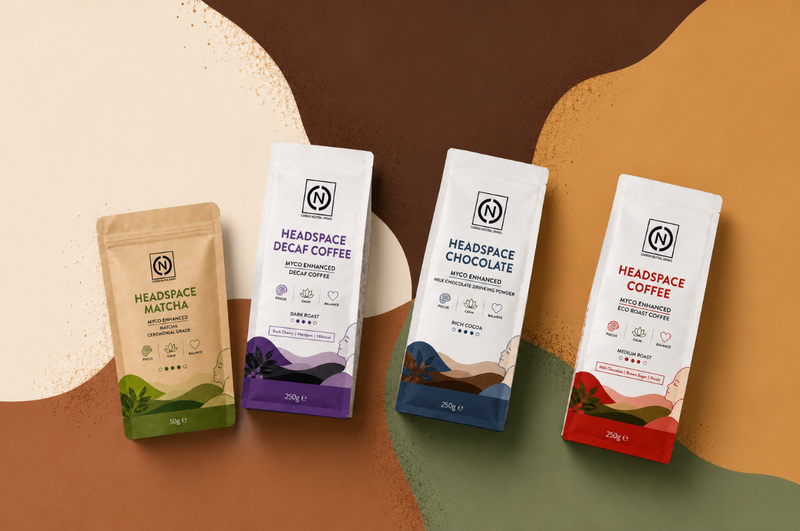 Premium drinks with functional mushrooms